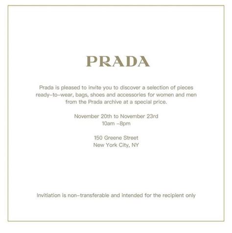 prada sample sale nyc.